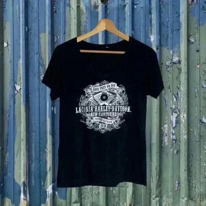 Harley Davidson Womens Laconia Bike Week Tee Black Size Medium